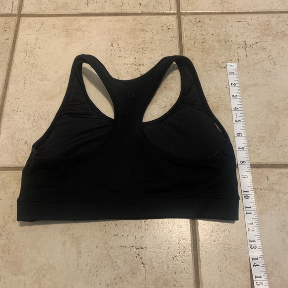 GapFit Black Racerback Sports Bra - Size M - Picture 6 of 6